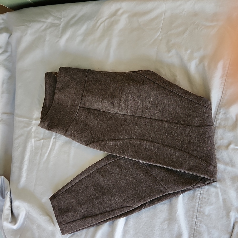 Prana moto/jodphur type knit tights